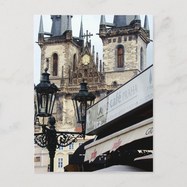 Cartão Postal Praha (Frente)
