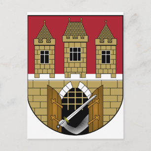 Cartão Postal Praha pequena, tcheco