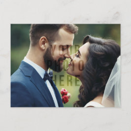 Cartão Postal Praia Arenosa Hibisco Casamento Agradecimento Foto