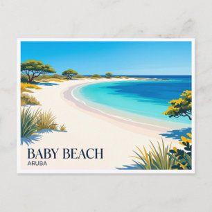 Cartão Postal Praia Baby San Nicolas Aruba