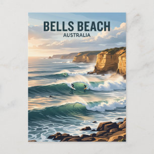 Cartão Postal Praia Bells Austrália