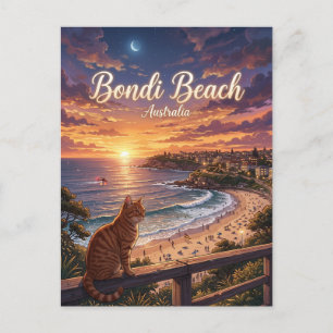 Cartão Postal Praia Bondi Austrália