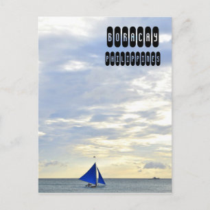 Cartão Postal Praia Branca em Boracay