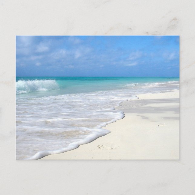 Cartão Postal Praia Cubana (Frente)