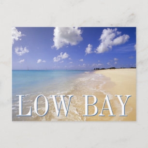 Cartão Postal Praia da Baía Baixa, Barbuda, Antígua Obrigado