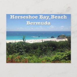 Cartão Postal Praia da Baía de Ferradura, Bermudas
