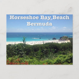 Cartão Postal Praia da Baía de Ferradura, Bermudas