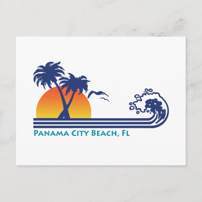 Cartão Postal Praia da Cidade do Panamá (Frente)