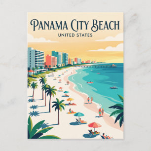 Cartão Postal Praia da Cidade do Panamá Flórida