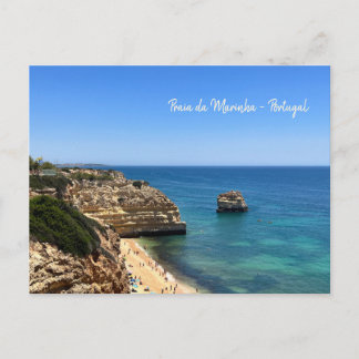 Cartão Postal Praia da Marinha - Portugal - Algarve