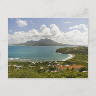Cartão Postal Praia da Tartaruga, península sudeste, St Kitts,