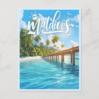 Cartão Postal Praia das Maldivas