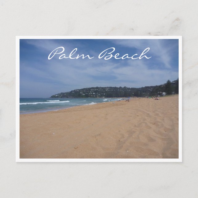 Cartão Postal praia de areia (Frente)