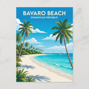Cartão Postal Praia de Bavaro República Dominicana