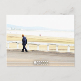 Cartão Postal Praia de Essaouira, Marrocos