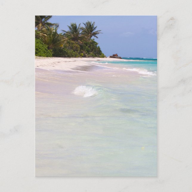 Cartão Postal Praia de Flamenco Culebra Porto Rico (Frente)