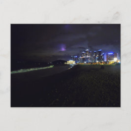 Cartão Postal praia de Haeundae à noite