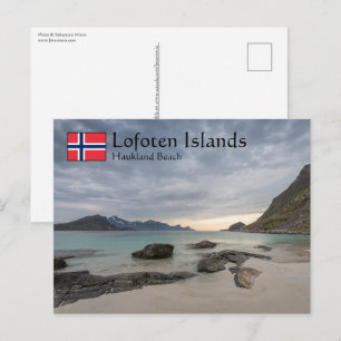 Cartão Postal Praia de Haukland