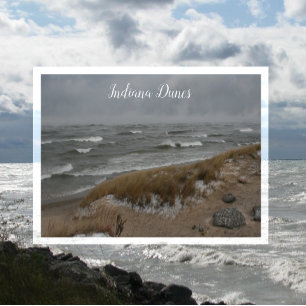 Cartão Postal Praia de Inverno, Ondas, Dunas Indígenas do Lago M