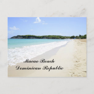 Cartão Postal Praia de Macao na República Dominicana