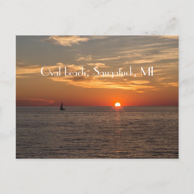 Cartão Postal praia de Oval (Frente)