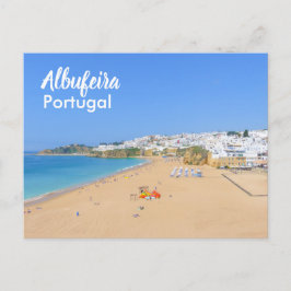 Cartão Postal Praia de Portugal Albufeira no Algarve