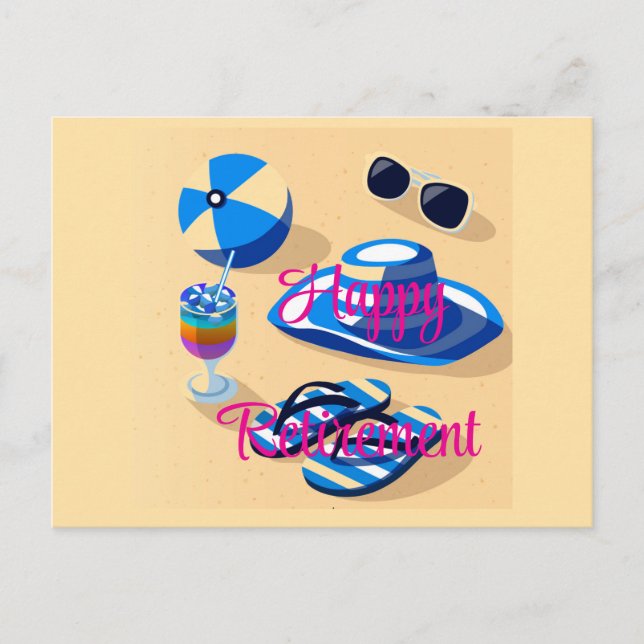 Cartão Postal Praia de Reforma Feliz (Frente)