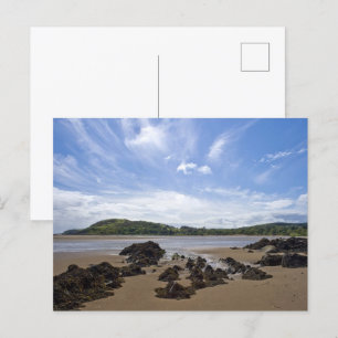 Cartão Postal Praia de Sandyhills, Escócia