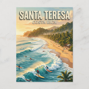 Cartão Postal Praia de Santa Teresa Costa Rica