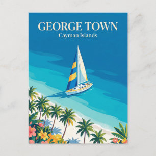 Cartão Postal Praia de Sete Milhas Ilhas Cayman