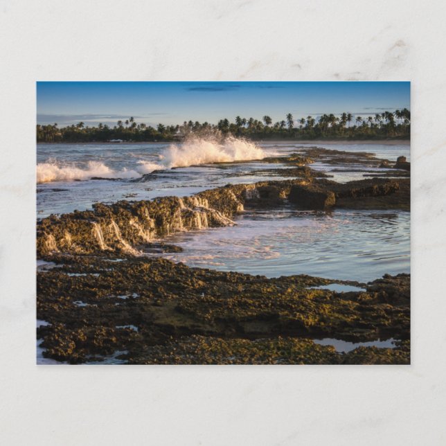 Cartão Postal Praia de Tabuba: Quebrando Ondas Nos Recifes (Frente)