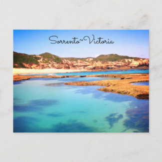 Cartão Postal Praia de trás de Sorrento, Vitória, Austrália