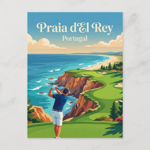 Cartão Postal Praia dEl Rey Portugal
