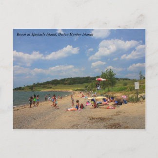 Cartão Postal Praia do Espetáculo das Ilhas do Porto de Boston