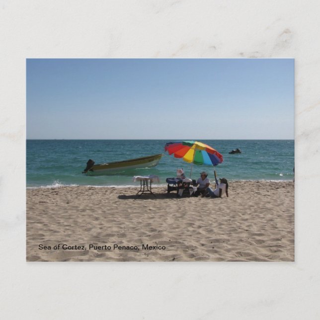 Cartão Postal Praia do México (Frente)