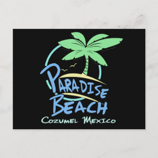Cartão Postal Praia do Paraíso Cozumel México Férias de Cruzeiro