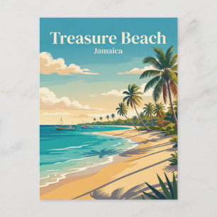 Cartão Postal Praia do Tesouro Jamaica