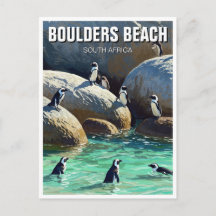Praia dos Penhascos Pinguins África do Sul Viagem