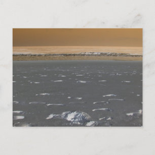 Cartão Postal Praia durante o Cartão-postal Solar Eclipse