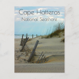 Cartão Postal Praia em Cape Hatteras National Seashore, NC