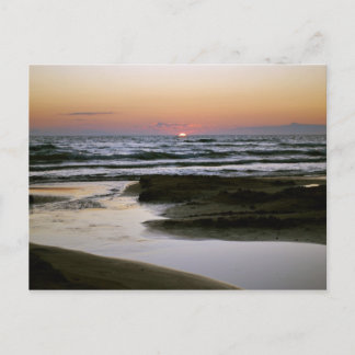 Cartão Postal praia em molho