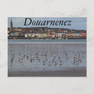 Cartão Postal praia em Ris em Douarnenez