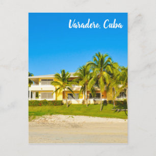 Cartão Postal Praia em Vardero, Cuba