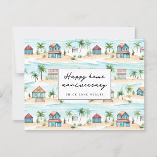 Cartão Postal Praia Feliz Casa Aniversário Imóveis