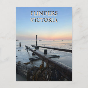 Cartão Postal Praia Flinders, Península Mornington, Vitória