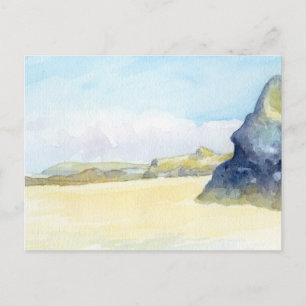 Cartão Postal Praia Gwitian - Cornualha