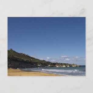Cartão Postal Praia maltesa