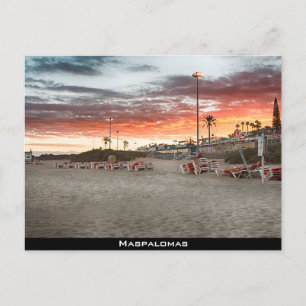 Cartão Postal Praia Maspalomas