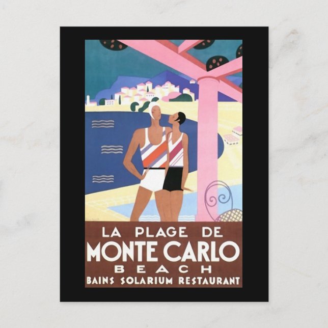 Cartão Postal Praia Monte Carlo (Frente)