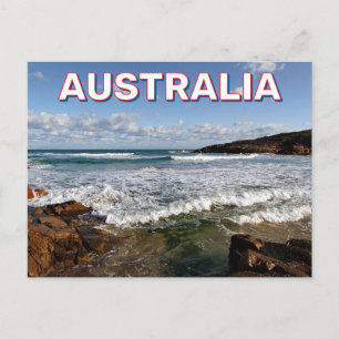 Cartão Postal Praia No Parque Nacional De Tomaree